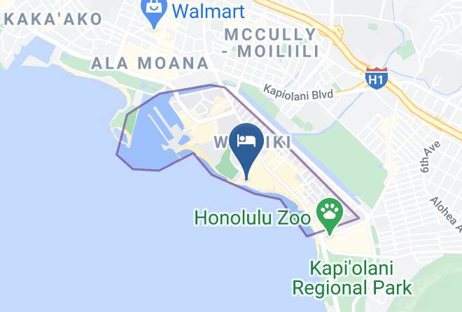 Honolulu - Halekulani Beach & Pool Maps