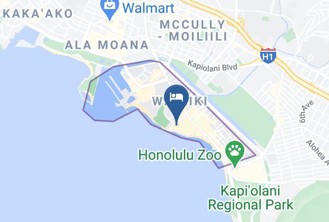 Honolulu - Halekulani Hotel Maps