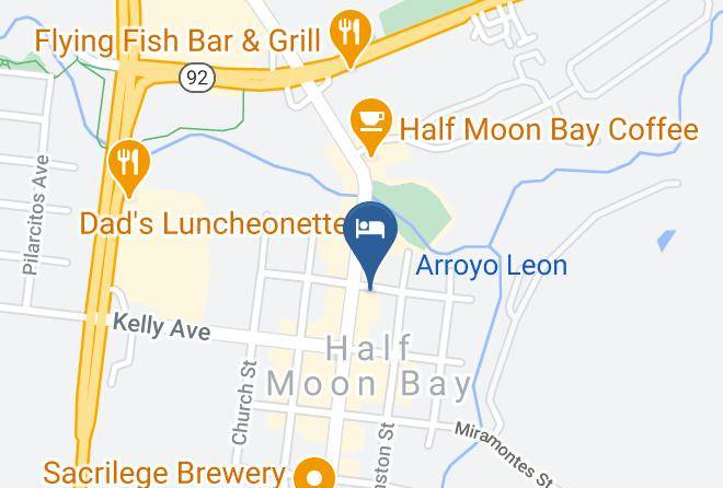 San Mateo - Half Moon Bay Inn Maps