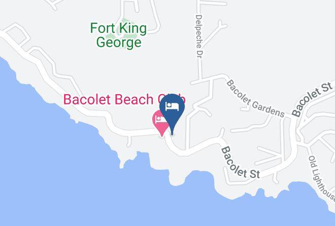 Tobago - Half Moon Blue Hotel Maps