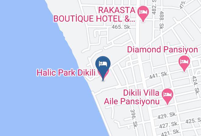 Dikili - Halic Park Dikili Maps