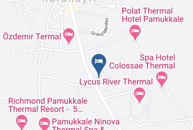 Halici Hotel Pamukkale Map