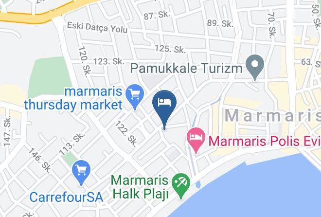 Marmaris - Halici Otel Marmaris Maps