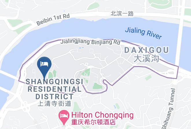 Yuzhong District - Halin Hotel Maps