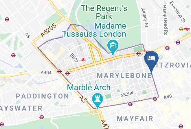 London - Hallam Hotel Maps