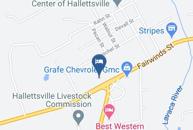 Lavaca - Hallettsville Inn Maps