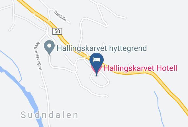 Hol - Hallingskarvet Hotell Maps