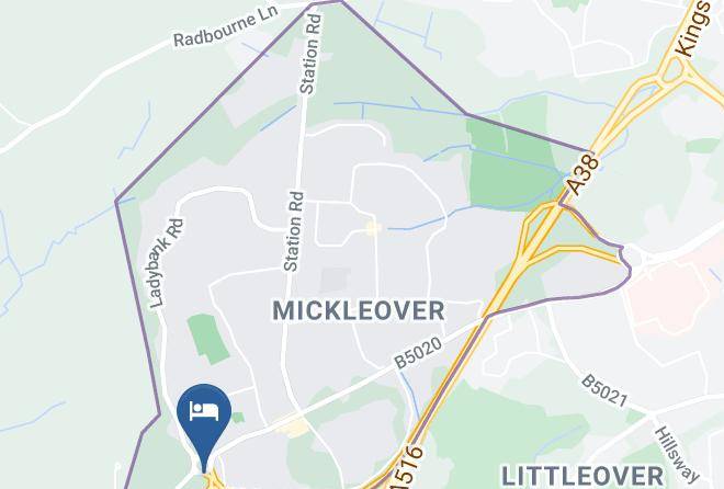 Derbyshire - Hallmark Grill Derby Mickleover Court Maps