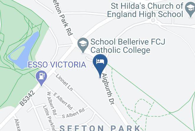 Liverpool - Liverpool Aigburth Hotel Sure Collection By Best Western Maps