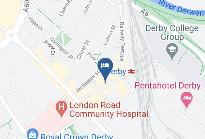 Derby City - Derby Station Hotel Sure Collection By Best Western Maps