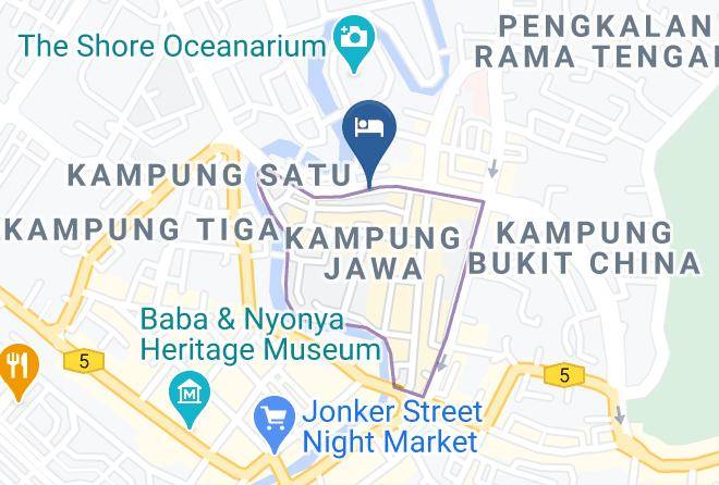 Melaka Tengah - Hotel Zamburger Street Food Maps