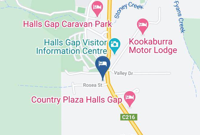 Northern Grampians - Halls Gap Tavern Maps
