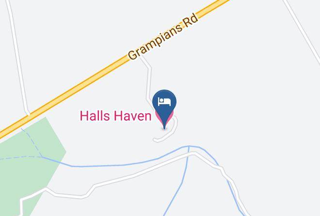 Halls Haven Map