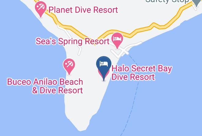 Halo Secret Bay Dive Resort Mapa
 - Calabarzon - Batangas
