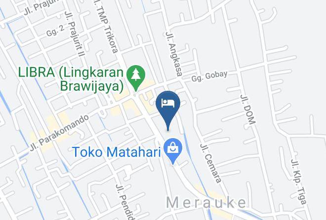 Halogen Hotel Merauke Map