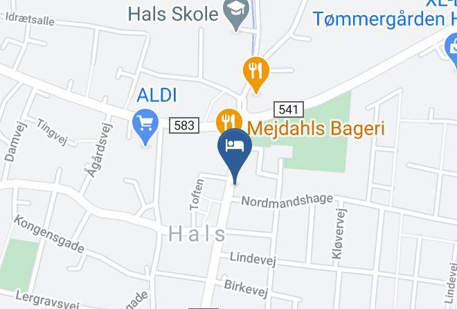 Hals - Hals Hotel Maps