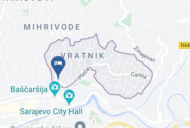 Sarajevo - Halvat Hotel Maps