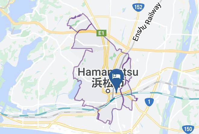 Hamamatsu City Naka Ward - Kuretake Inn Act Hamamatsu Maps
