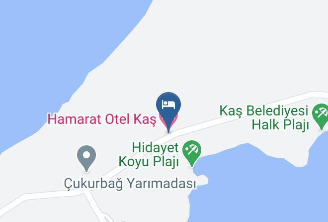 Kas - Hamarat Otel Kas Maps