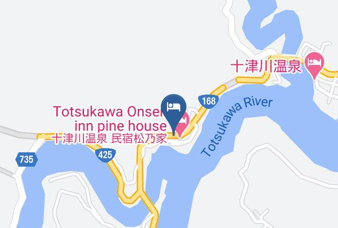 Totsukawa Vil Yoshino District - Hamayu Kuroshioso Maps