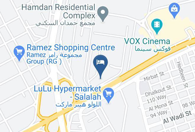 Salalah - Hamdan Plaza Hotel Maps