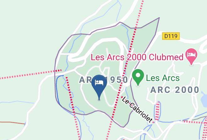 Savoie - Hameau Du Glacier Location Les Arcs 1950 Maps
