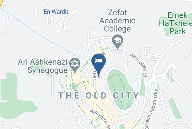 Zefat - Hametsuda Hotel Maps