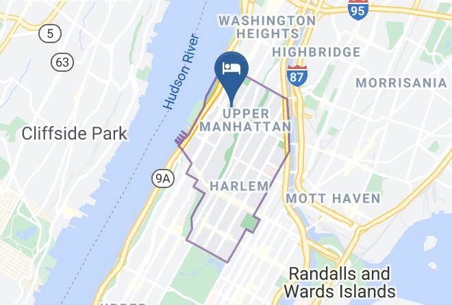 New York - Hamilton Heights Hotel Maps