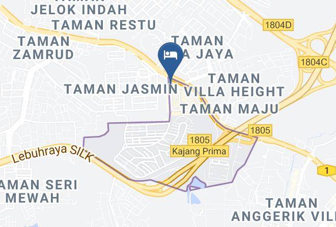 Hulu Langat - Hamilton Hotel Kajang Maps