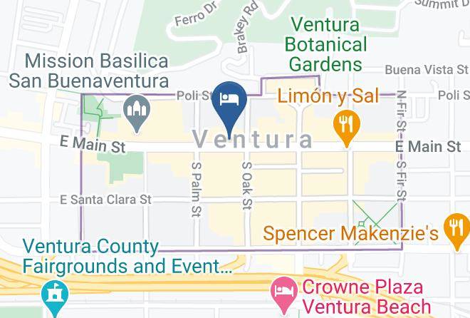 Ventura - Hamilton Hotel Maps