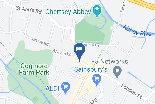 Surrey - Hamilton's B&b And Restaurant Maps