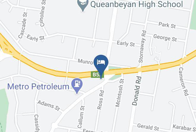 Queanbeyan Palerang Regional - Hamilton's Queanbeyan Motel Maps