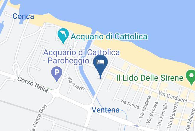 Rimini - Hamiltown Bijou Hotel Maps