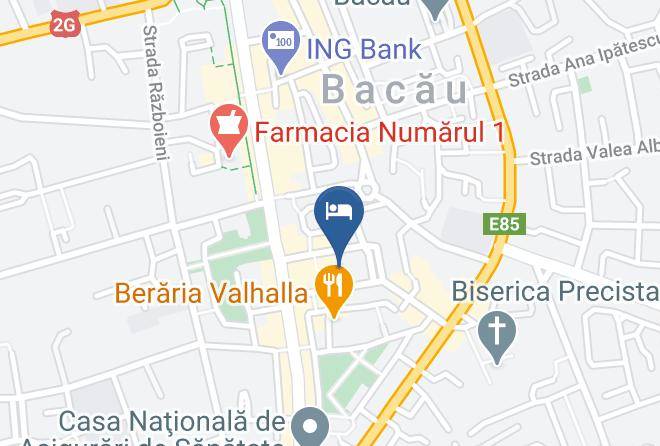 Bacau - Hamlet Hotel Maps