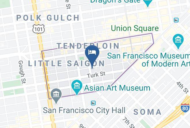 San Francisco - Hamlin Hotel Maps