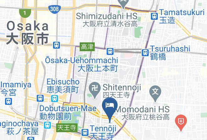 Osaka City Tennoji Ward - Hammock Theater Maps
