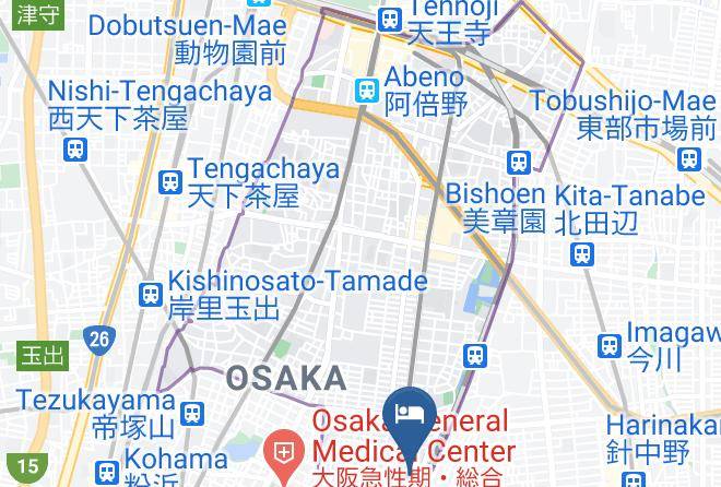 Osaka City Abeno Ward - Hamon Cafe Maps