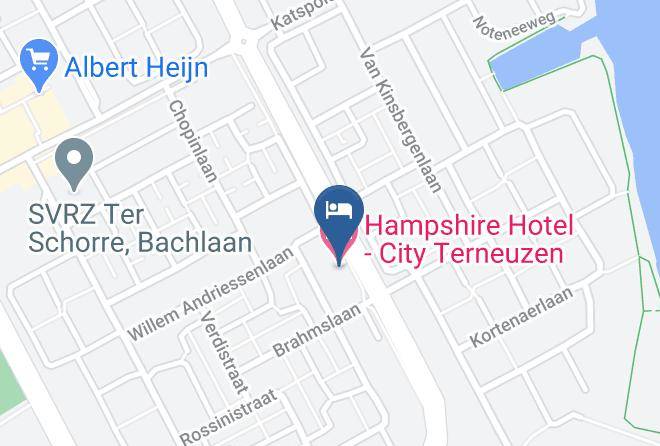 Hampshire Hotel City Terneuzen Map