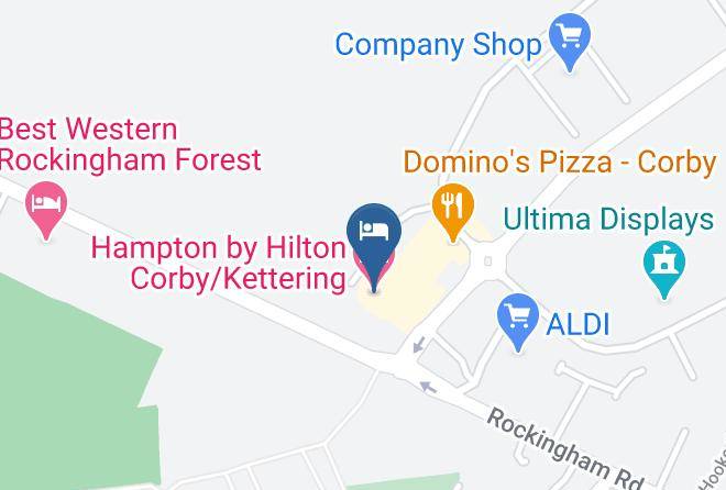 Northants - Hampton By Hilton Corby Kettering Maps
