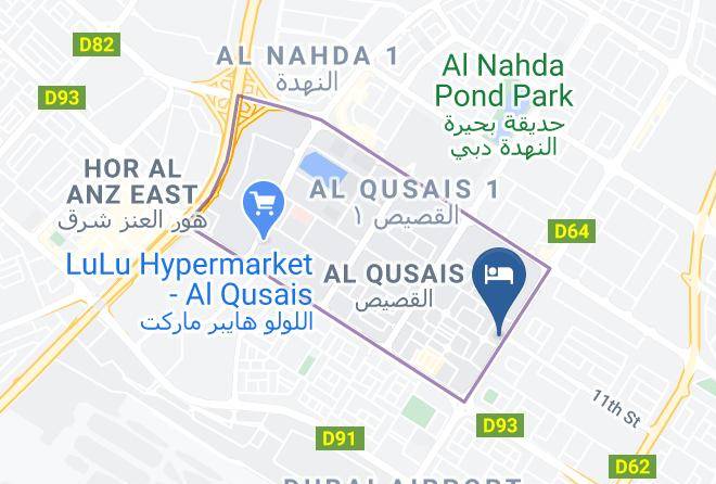 Dubai - Hampton By Hilton Dubai Airport Maps