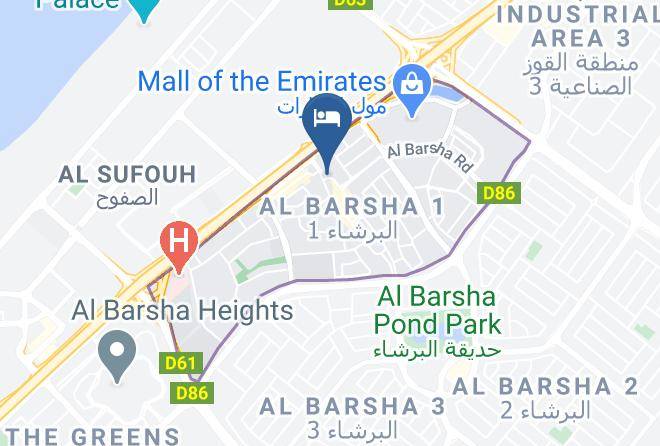 Dubai - Hampton By Hilton Dubai Al Barsha Maps