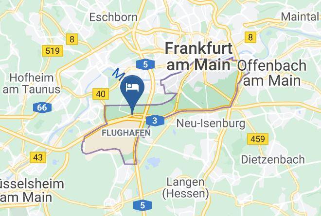 Frankfurt Am Main - Hampton By Hilton Frankfurt Flughafen Maps