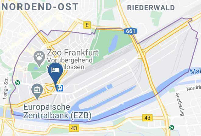 Frankfurt Am Main - Hampton By Hilton Frankfurt City Centre East Maps