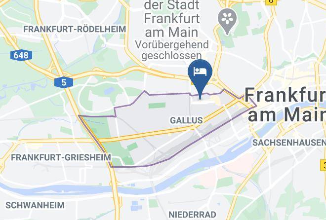 Frankfurt Am Main - Hampton By Hilton Frankfurt Messe Maps