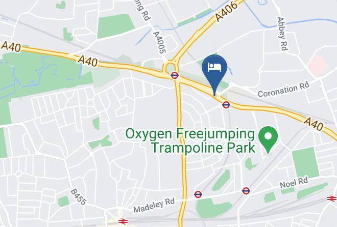 London - Hampton By Hilton London Park Royal Maps