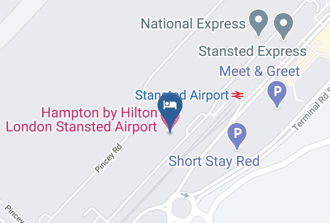 Hampton By Hilton London Stansted Airport Map