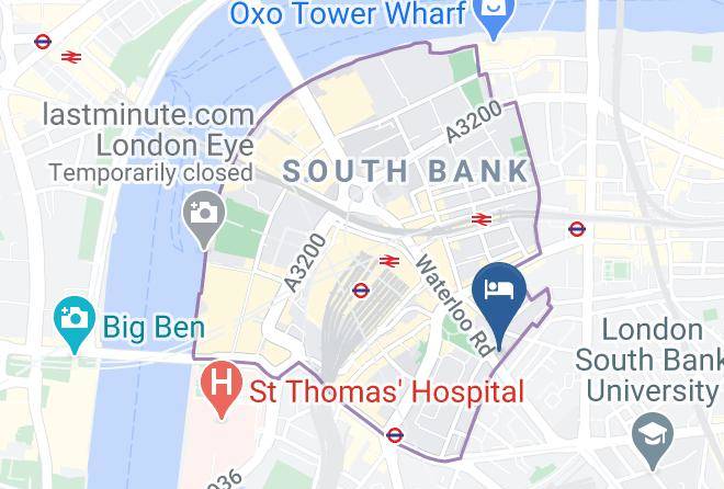 London - Hampton By Hilton London Waterloo Maps