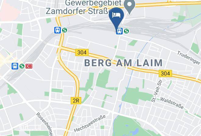 Munich District - Hampton By Hilton Munich City Center East Maps
