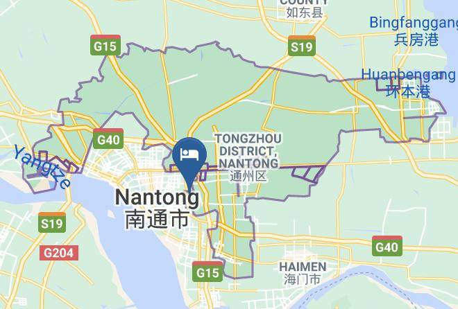 Nantong - Hampton By Hilton Nantong Qingnian East Road Maps