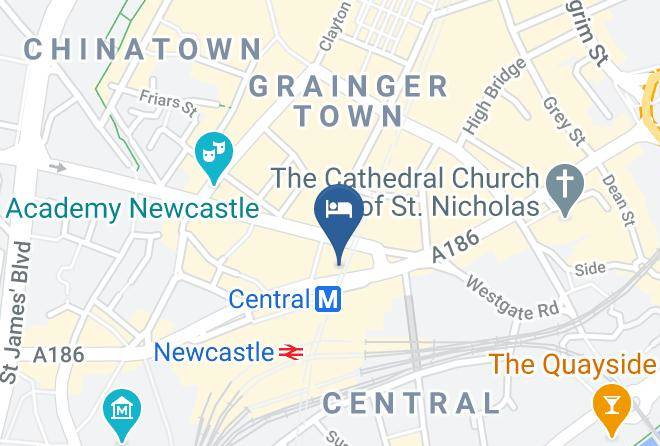 Hampton By Hilton Newcastle Map